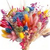 130Pcs Bright-Coloured Dried Flowers Bouquet 17Style