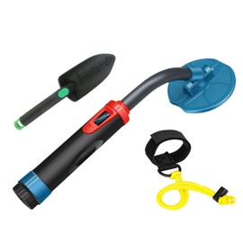 Updating Pinpointer Metal Detector LCD Display High Sensitive Hand Held Accurate Wand with LED Indicator Fully Waterproof Up to 100Ft Precise Searching Tool for Hunting Metals in Water and Land