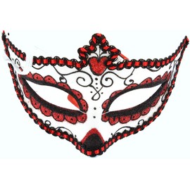 Adults Day of the Dead Mexican Eye Mask Fancy Dress Costume Accessory