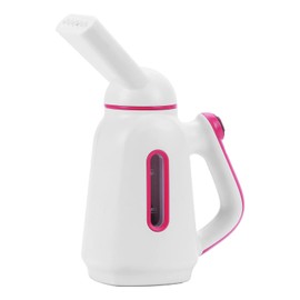 ABS Material Steamer with Optional US UK EU AU Plug, Compact Design for Efficient Use, Includes Water and Voltage Usage Notes