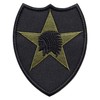 Patch US Army 2nd Infantry Division (Symbol/Crest), Velcro (Velcro/Velcro) Detachable