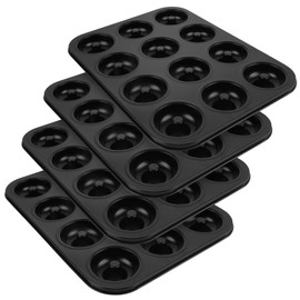 CertBuy 4PCS Nonstick Donut Pan