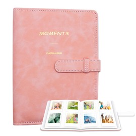 Ablus 256 Pockets Photo Album for Polaroid SnapTouch Zip Mint Cameras Printers, for Instax Mini 11 12 9 8+ 8 LiPlay Instant Camera Film, Mini Link SP-1 Printer (Pink)