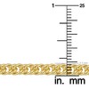 Solid 14k Yellow Gold Filled Double Curb Link Chain Necklace
