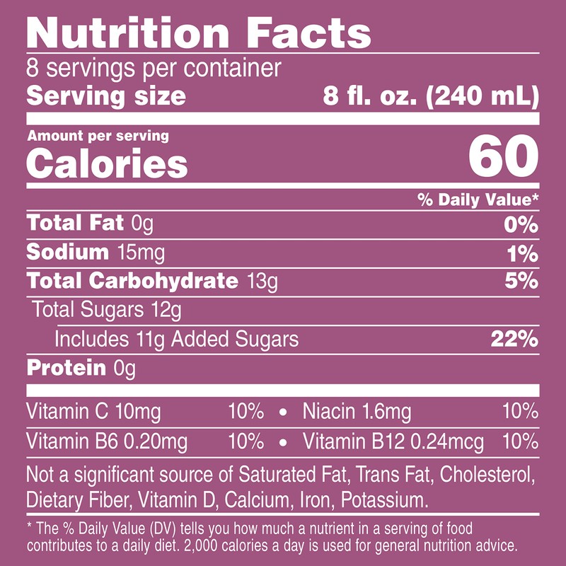 V8 Splash Berry Blend Flavored Beverage, 64 fl oz Bottle