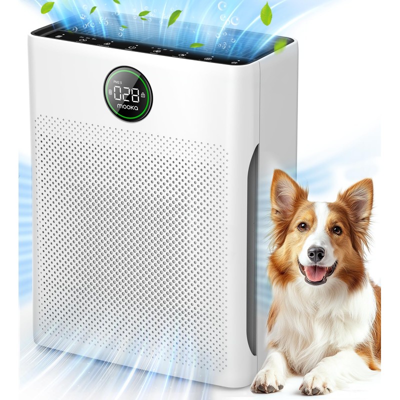 2 Pack MOOKA PR1 Pet Mode Genuine Air Purifier Replacement