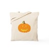 CafePress Smiling Jack O Lantern Tote Bag Reusable Natural Beige