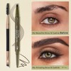 UCANBE Eyebrow Pencils for Women with Spoolie Brush, Dual-Ended Eyebrow