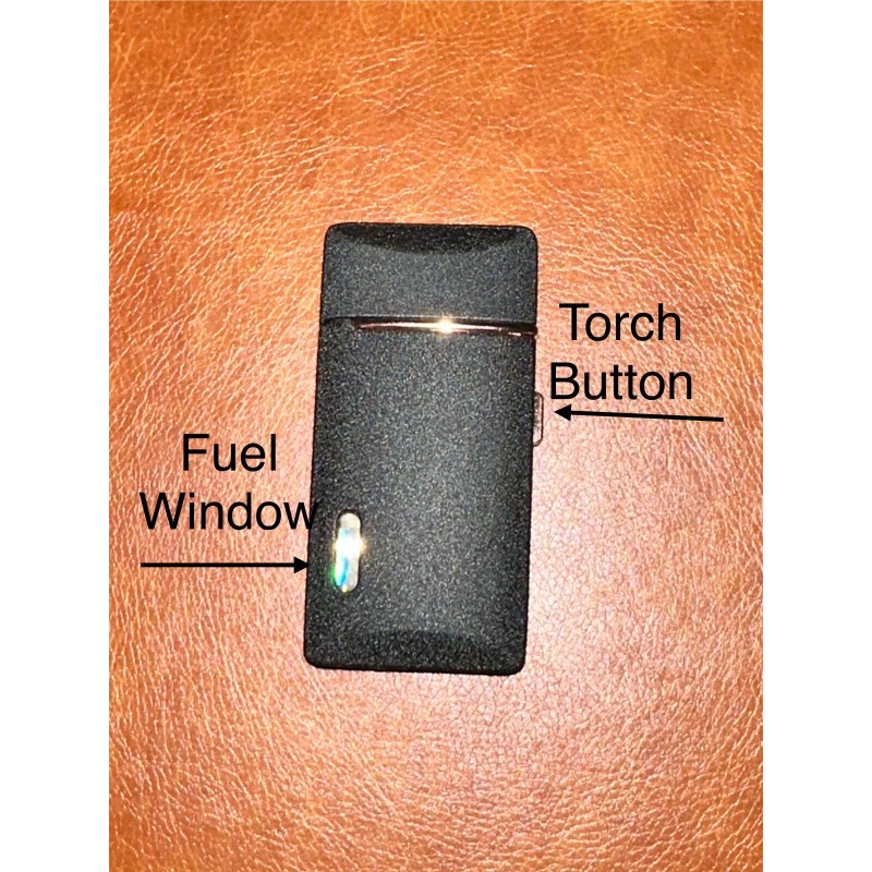 Honest Slinder Case SoftFlame & Torch Lighter -Refillable Butane flip-Top