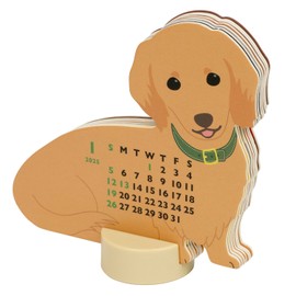 Greeting Life 2025 Calendar Animal Die Cut Mini Miniature Dachshund Tabletop C-1619-ET