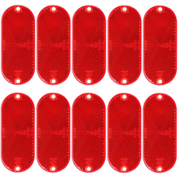 Unifizz 10 Pack Safety Reflectors Automobiles Boats Mailboxes R Front