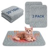 BEAUTYZOO Self Warming Cat Bed Mat, Self Heating Dog Pad