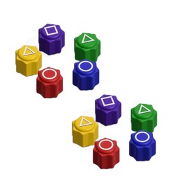 FW ZONE Korean Traditional Play Game Gonggi Jack Stone Pebbles Set, Five Stones Catching Game, Hand Eye Coordination Training Toy (10PCS)