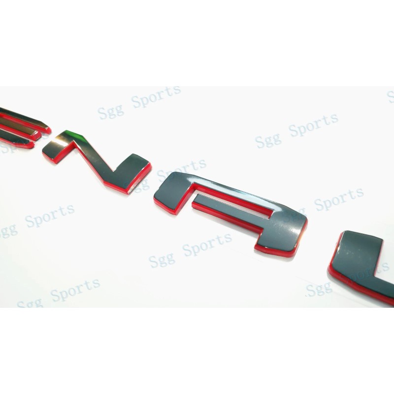 GMC 3pcs GMC 2021-2025 Yukon Yukon XL Black Red Door