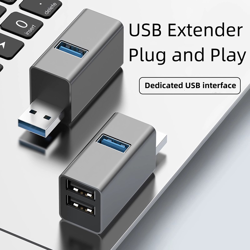 USB hub, 3-Port USB hub, USB Splitter, USB Extender, USB