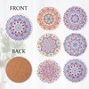 STARUBY 6 Pieces Ceramic Coasters Coasters with Holder Coasters Coffee