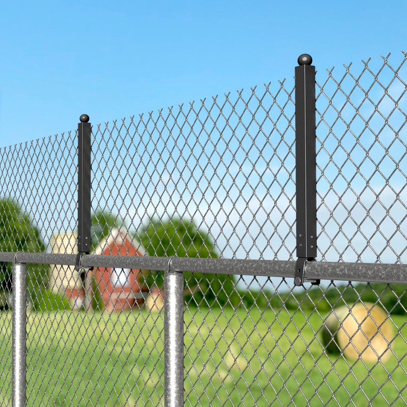 20 Pack 1-3/8'' Chain Link Fence Extension, 17'' Fence Extension