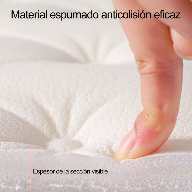 NIOU 6 Pegatina Pared Patron Espuma Papel Tapiz Cabecera 70*35cm