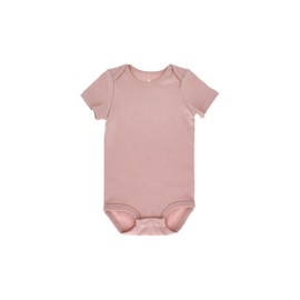Snugabye Organic Bodysuit (Misty Rose) 3-6M
