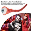 4PCS Ripped Out Eyeball Prop, Soft Foldable Latex Foam Eyeball