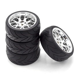 RC Drift Tires RC Racing Car Tires 4pcs Replacements for 1/10 HSP94123 94122 D5 yokomo RC Drift Car
