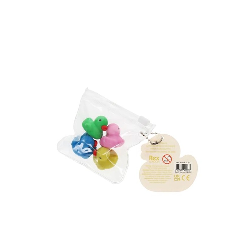 Rex London Erasers (Set of 4) - Ducks