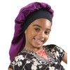 SENGTERM Kids Long Satin Bonnet Girls Sleeping Cap Braids Bonnet