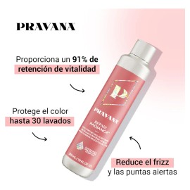 Acondicionador para Cabello Pravana Repair Radiance Para Cabellos Teñidos y Dañados, Aporta Brillo y Protección del Color