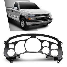 ALLGOOD Instrument Cluster Lens, Compatible with Chevy Tahoe Silverado 1500/GMC Yukon Sierra 1999-2002, Black