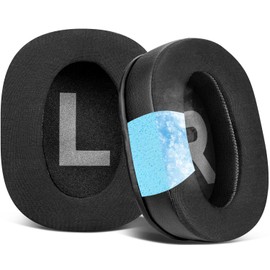 SOULWIT Cooling Gel Earpads Replacement for Plantronics (Poly) Rig 700(HD/HX/HS), Rig 700 Pro(HS/HX), Ear Pads Cushions for Rig 800(HD/HS/LX), Rig 800 Pro(HD/HX/HS) Headset - Black