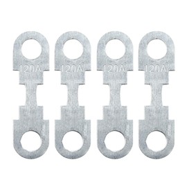 sourcing map Pack of 4 High Current Fuse 120A ANL Fuse Metal Blade Fuses for Car Truck Audio
