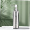Minkissy Stainless Steel Lotion Dispenser Refillable Pump Bottle for Hand