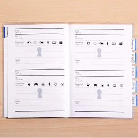 Password Management Notes Secret Answer Password Notes (Navy)