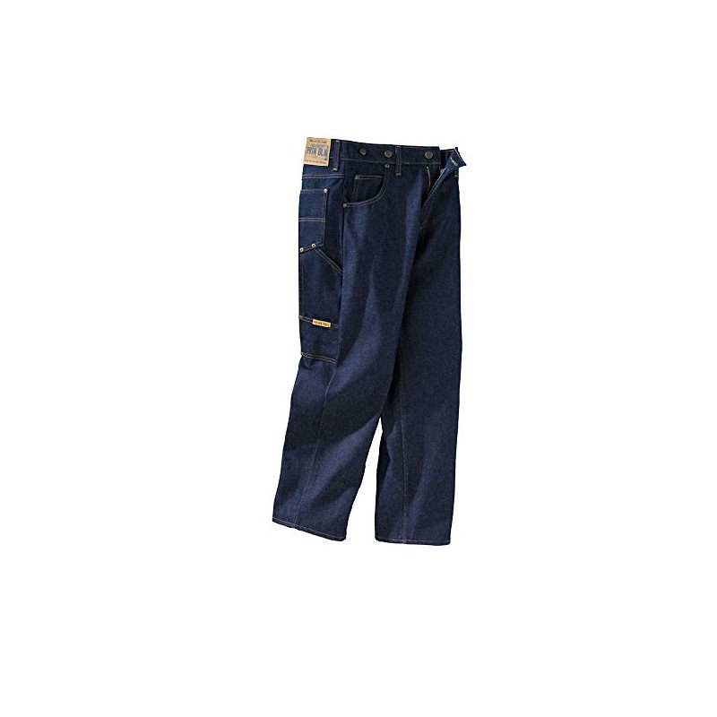 Prison Blues Men's Work Jeans (7 Pocket) Without Suspender Buttons