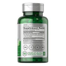 Horbaach Extracto De Pelmera Enana Saw Palmetto Extract 3600 Mg 120 Capsulas Vegetarianas Tradicional Herbolaraia Para El Hombre                      