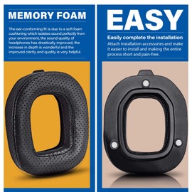 A50 GEN 3 Earpads - Replacement Ear Cushions Compatible with Astro A50 GEN 3 Headset I Sheepskin Leather with Breathable Hole, A50 GEN 3 Mod Kit/A50 Accessories/Microphone Foam