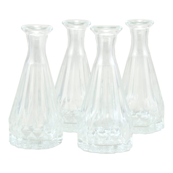 Simoutal 4pcs 60ml Empty Glass Diffuser Bottles, Reed Diffuser Scented Oil Bottles