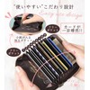 Honey&blue Women's Card Case, Genuine Leather, YKK Zipper, Skimming, Coin