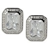 ELEDORO Women's Stud Earrings Star 925 Silver with Cubic Zirconia,