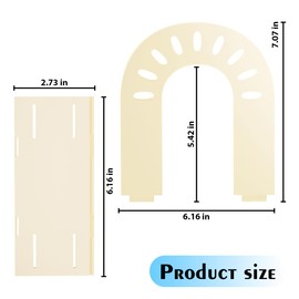 ACTICO Adjustable Vertical File Sorter, Sturdy Plastic Expandable Upright File Holder for Notebooks, Magazines, Desktops, Bookshelves and Offices, Easy to Assemble and Expand, White