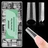 JODSONE Short Coffin Press on Flase Nail Tips for Extension