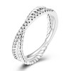 PARCOM Rings for Women S925 Sterling SilverSimple Statement Ring Women's
