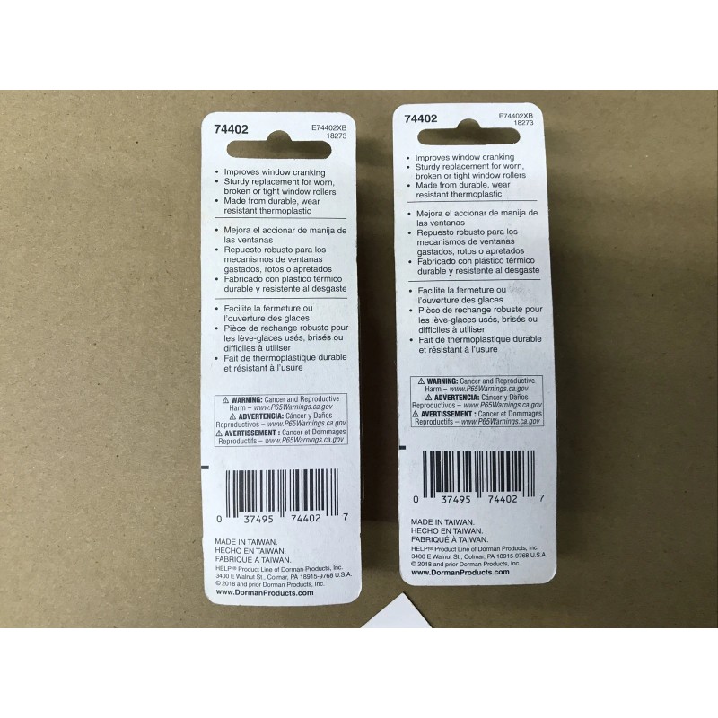 Dorman Products x2 Dorman Products 74402 Window Rollers