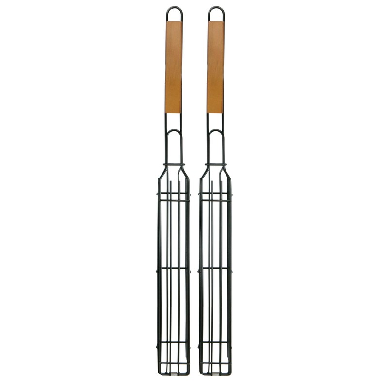 Mr. Bar-B-Q 06075Y 2-Pack Kit, Single Kabob Baskets
