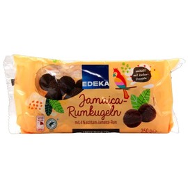 Edeka Jamaica Rum Balls with 4% Real Jamaica Rum, Pack of 6 (6 x 250 g)