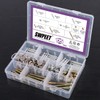 125Pcs 3 in 1 Furniture Cabinet Fixing Screw Locking Cam
