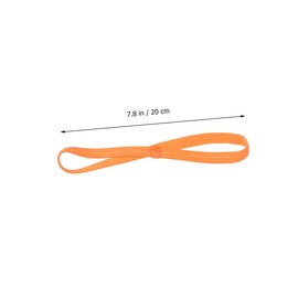 Mikinona 9pcs Stretchy Non Slip Running Headband for Sports Yoga and Dance Unisex Hair Accessories Orange Yellow Comfortable and Durable Athletic Hair Band