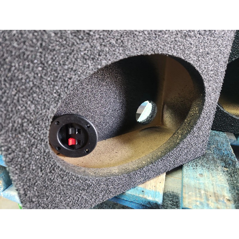 Kuztomboxes Dual 6x9" Universal Speaker Boxes Heavy duty Liner Sprayed