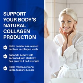 BioTrust Ageless Collagen Booster, Powerfully Support Beauty from Within, Plant-Based Collagen Builder, Glowing Skin, Gorgeous Hair, Beautiful Nails, Healthy Joints, 60 Capsules (30 Servings)