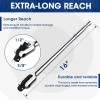 WORKPRO Dual Drive Heavy Duty Breaker Bar 16-inch Length 360°